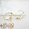 12PCS 12x14MM 24K Gold Color Plated Earring Hoop for DIY Jewelry Making Finding  Accessories ► Photo 1/6
