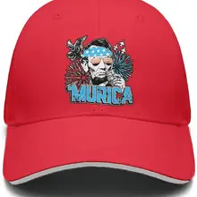 TSDFCMurica Abe Lincoln Memorial Day женские хипстерские Хлопковые бейсболки с регулируемым сетчатым козырьком