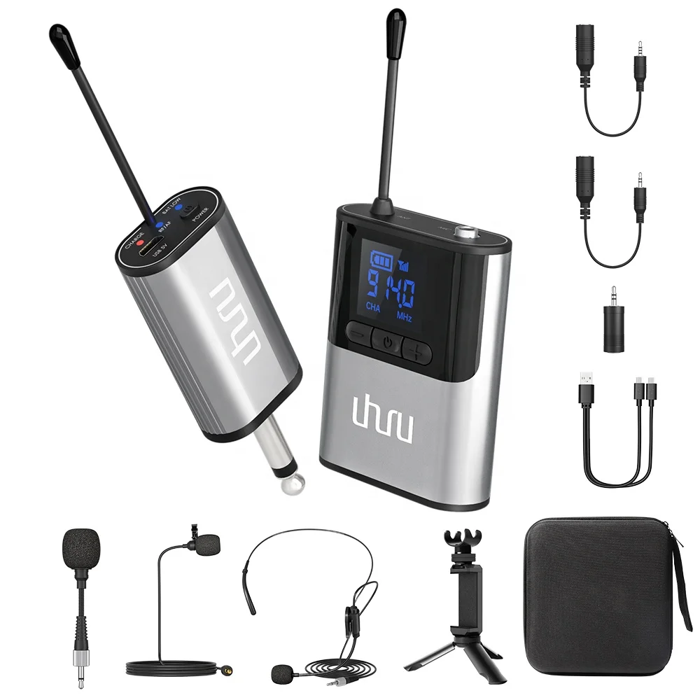 

UHF Professional Wireless Lavalier Microphone Wireless Mic Cordless Microphone Microfonos Inalambricos