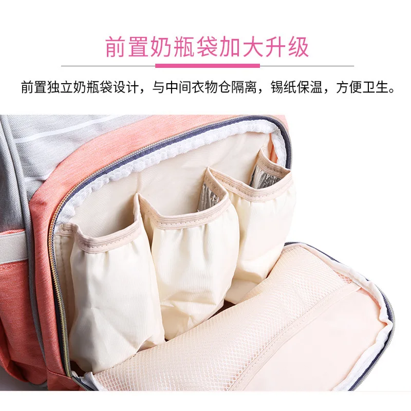 Nappy Backpack Bag Mummy Large Capacity Bag Mom Baby Multi-function Waterproof Outdoor Travel Diaper Bags For Baby Care