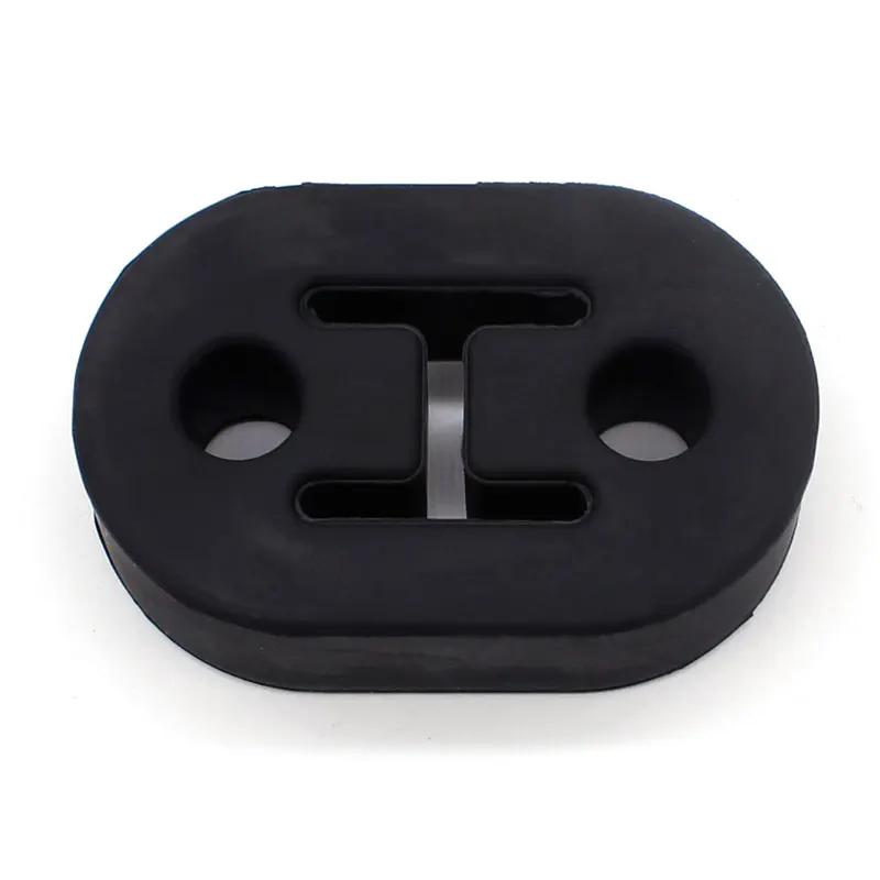 Short Black DEFT универсальная выхлопная труба Таль 2 4 отверстия удлинение резиновая Таль усиленная Регулируемая тишина крюк Висячие уши - Цвет: Short Black