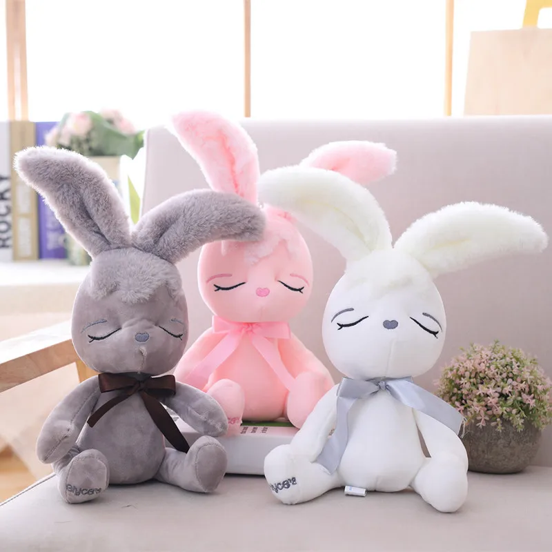 New moon rabbit doll plush toy little white rabbit doll grabbing machine baby's birthday gift