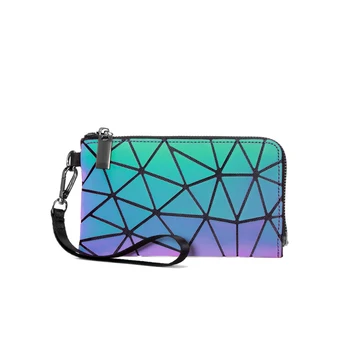 

Lovevook women wallet card holder for ladies clutch female for phone purse and wallet for ladies luminous color luxury designer