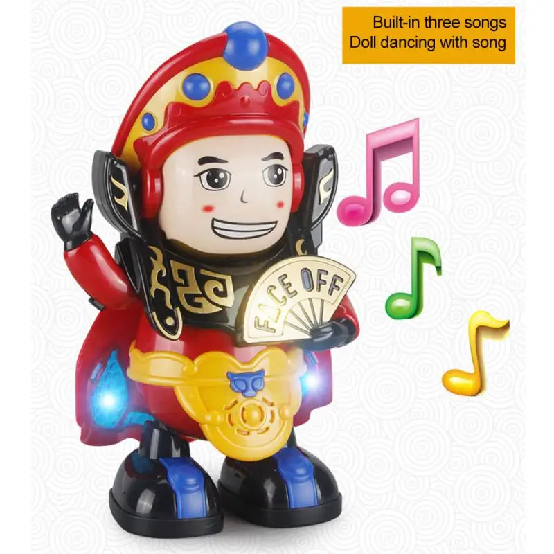Peking Opera Face Change Doll Dancing Robot Facebook Automatic Conversion Light Music Toy Character | Игрушки и хобби