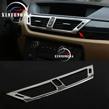 

For BMW X1 E84 10-12 Stainless Middle Console Air Vent Outlet Frame Cover Trim