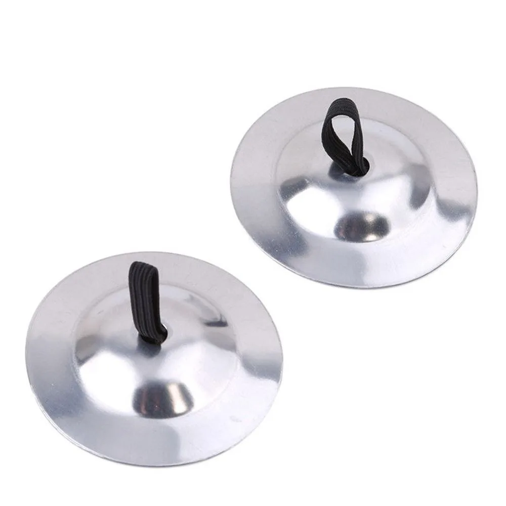 Finger Cymbals 1Pair（2pcs） Belly Dance Texture Design Finger Cymbals Zills Pure Copper Dancing
