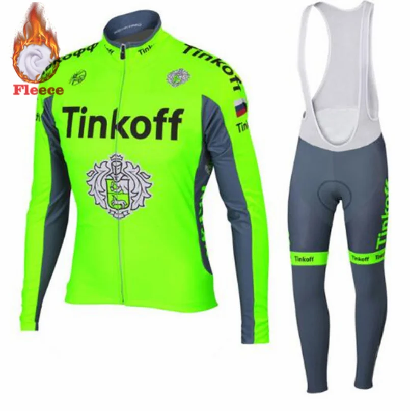 20D силиконовые Tinkoff Длинные рукава велосипедные штаны велосипедный зимний теплый комплект одежды Ropa Ciclismo - Цвет: Long sleeve Suit 16