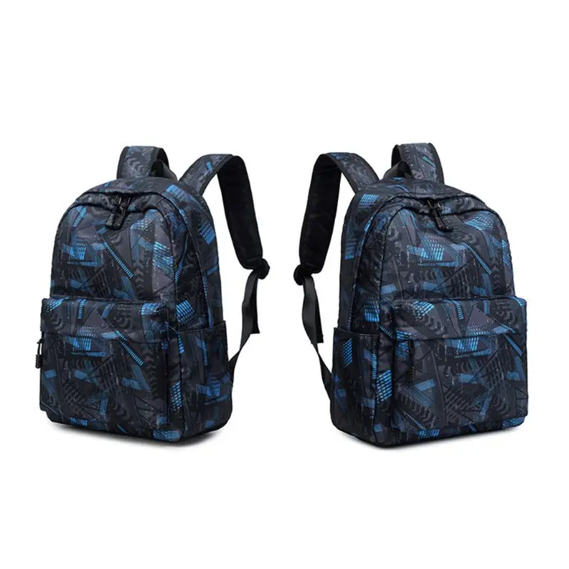 

Women Colorful Print Nylon Travel Backpack Casual Daypacl Rucksack Laptop Girl School Book Bag X5XA