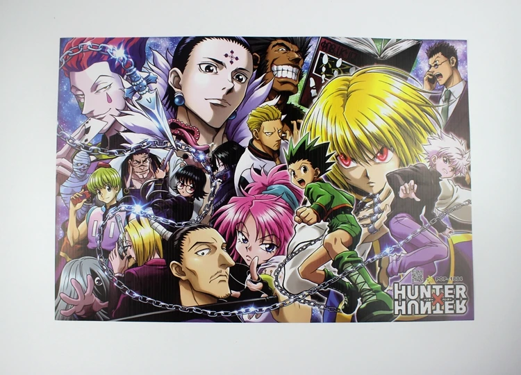8*(42x29 см) HUNTERxHUNTER плакаты настенные наклейки подарок аниме