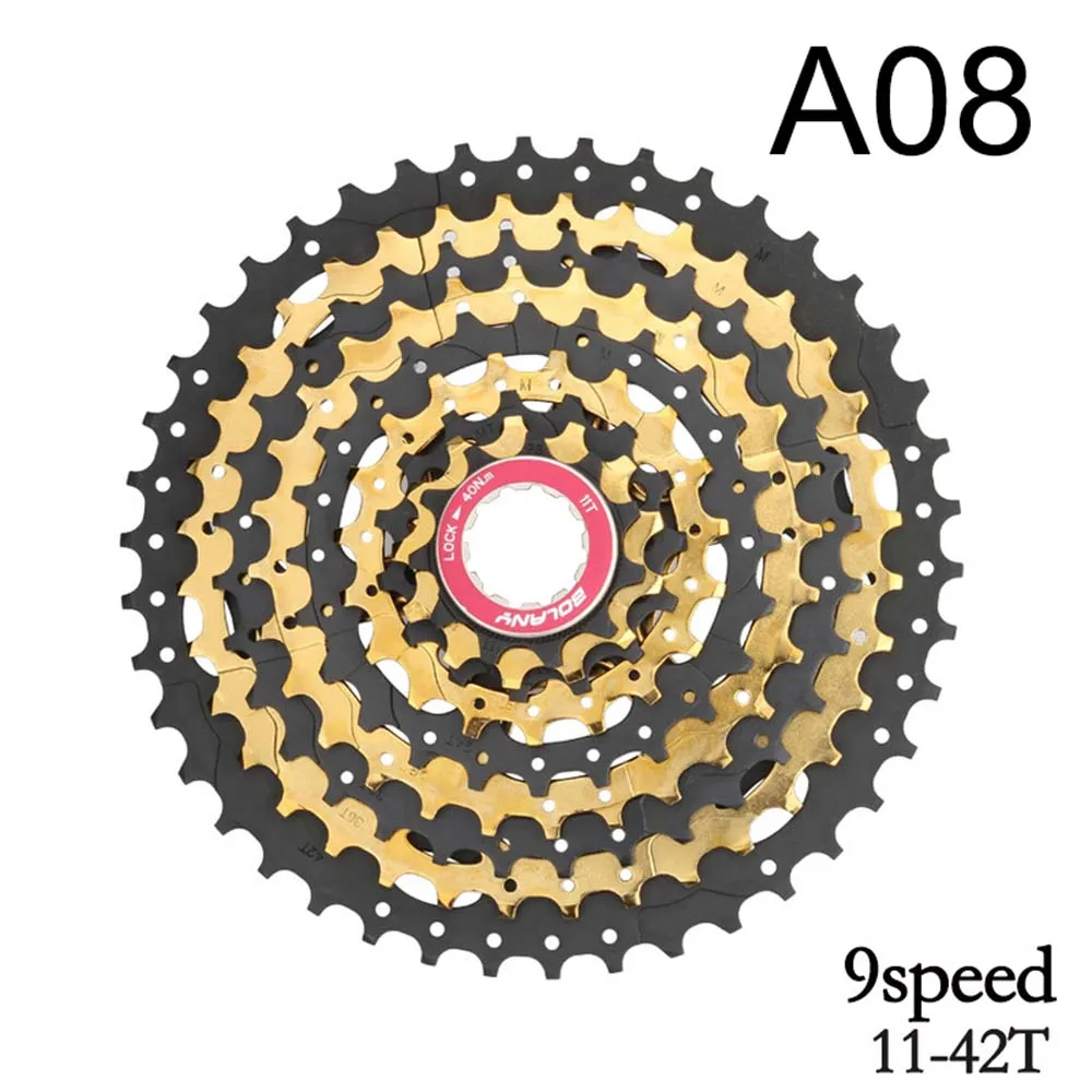 BOLANY MTB велосипед Freewheel 8 S/9 S 11-25 28 32 40 42T MTB горный велосипедный маховик 8 9 скоростей кассета звездочка - Цвет: 9S 11 to 42T1