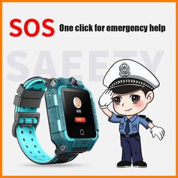 

New Children'S Smart Waterproof Watch Waterproof Voice Equipment Positioning 450 Battery Capacity Body Temperature Measurement