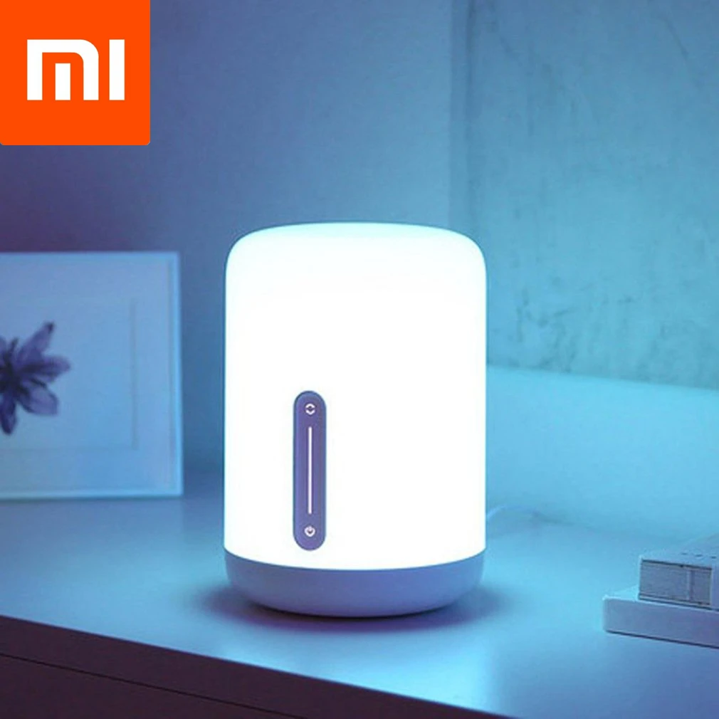 

Xiaomi Bedside Lamp 2 Light Wifi Led Light Smart Indoor Night Light Works With Apple Homekit Large Luminous Area