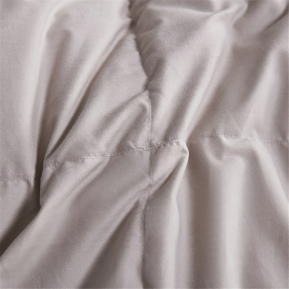 100% White Goose Down Quilt Comforter Quiilt Winter Feather Double Queen King Luxurious Hotel Collection All Season