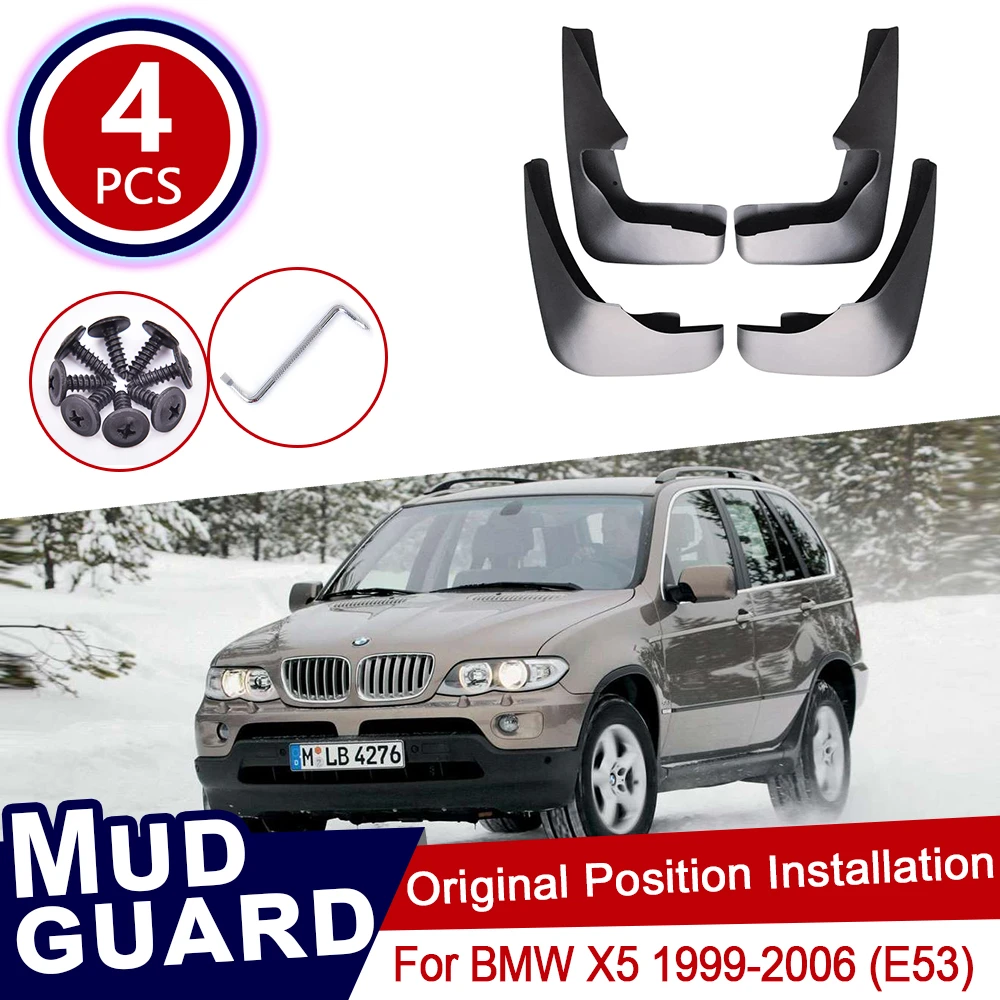 Guardabarros de coche para BMW X5, E53, 1999 ~ 2006, de aleta, 2000, 2001, 2002, 2003|Pegatinas para coche| - AliExpress