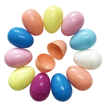 

12pcs Easter Eggs Children DIY Craft Eggs Hand Painted Easter Decorative Toys Children Kids Pendants Ornaments