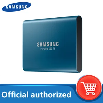 

SAMSUNG Portable External SSD T5 500GB Solid State Drive USB 3.1 Gen2 Type C Type A Flash Hard Drive For Computer/Phone