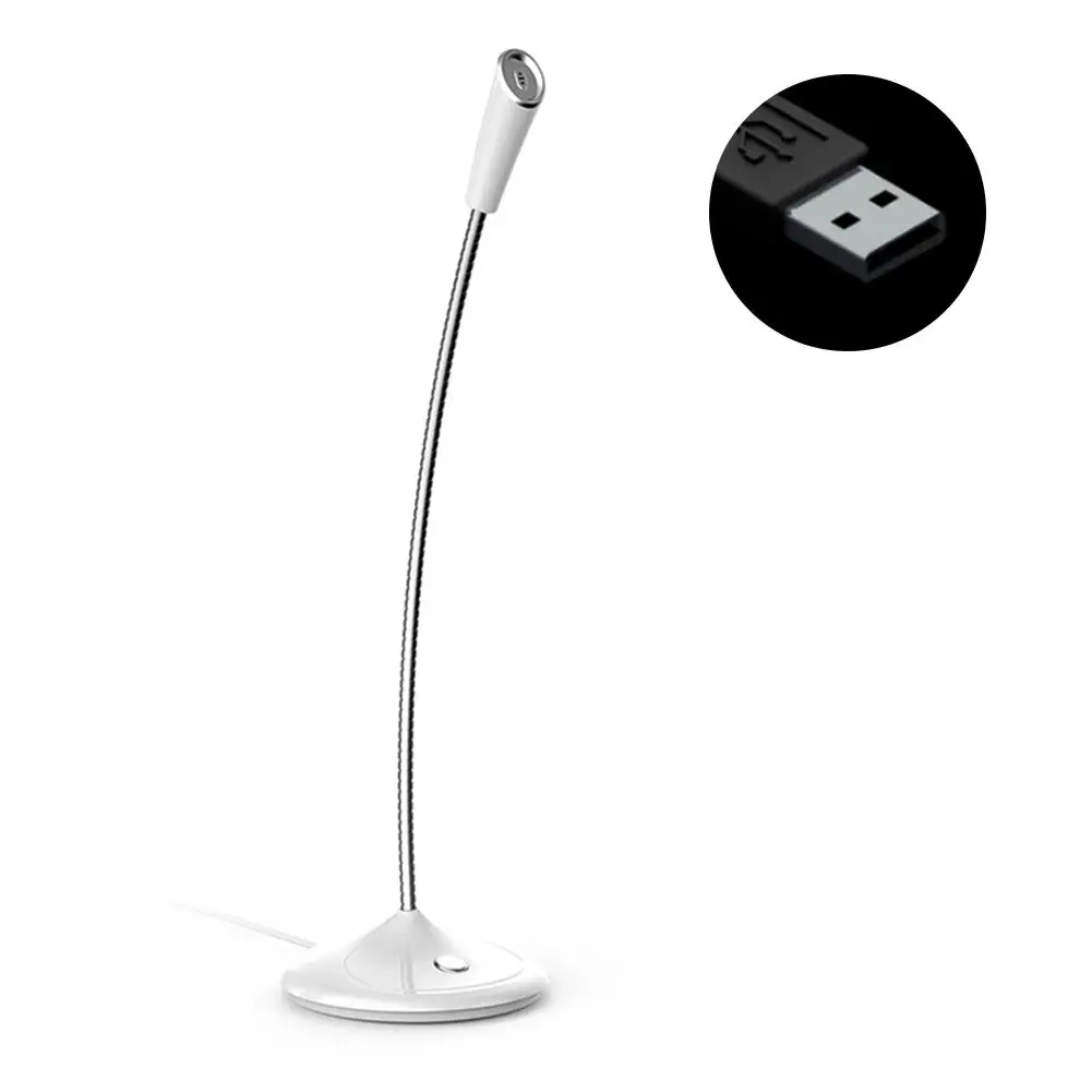 Проводной микрофон Мода племя BK игровой микрофон компьютер USB конденсаторный микрофон для Конференции дома Live караоке микрофон - Цвет: White USB