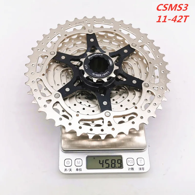 Sunracing 10 скоростей CSMX3 CSMS3 11-40T 11-42T 11-46T велосипед свободного хода широкое соотношение велосипед кассета для горных велосипедов инструмент MTB маховик