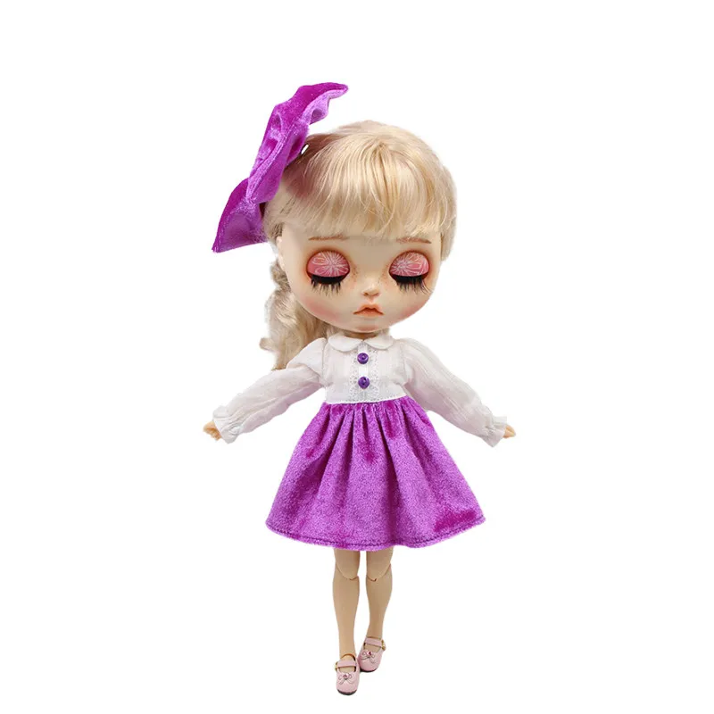 Najtaniej Blythe Doll ubrania sukienka i z pałąkiem na głowę nakrycia głowy dla niego odpowiedni nadaje się do 1 6 lalki, normalna lalka, wspólne lalki, azone, Icy, Jecci Five