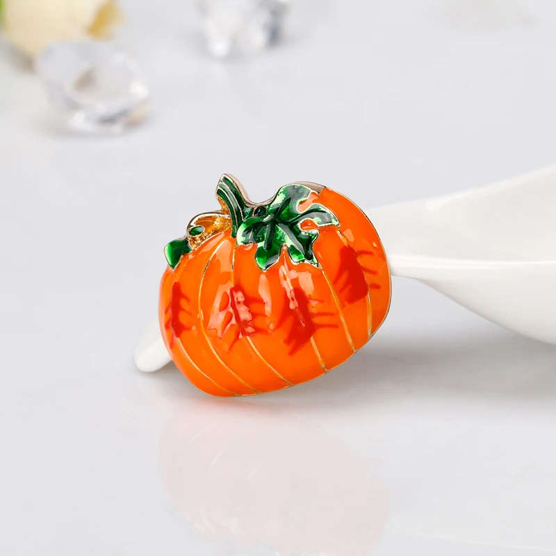 Яркая эмалированная брошь Тыква для женщин и детей Hallowmas Jewely аксессуары