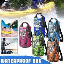 ПВХ Водонепроницаемый складной Камуфляжный мешок для сушки открытый пляж дайвинг Кемпинг Пеший Туризм рюкзак мешок для сушки 30L