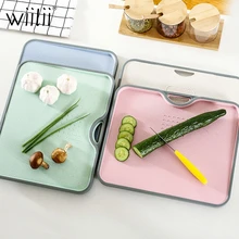 Kitchen Non-slip Chopping Blocks Tool Flexible Double Face Cutting Board Kitchen PP Cutting Board Classification Chopping Board