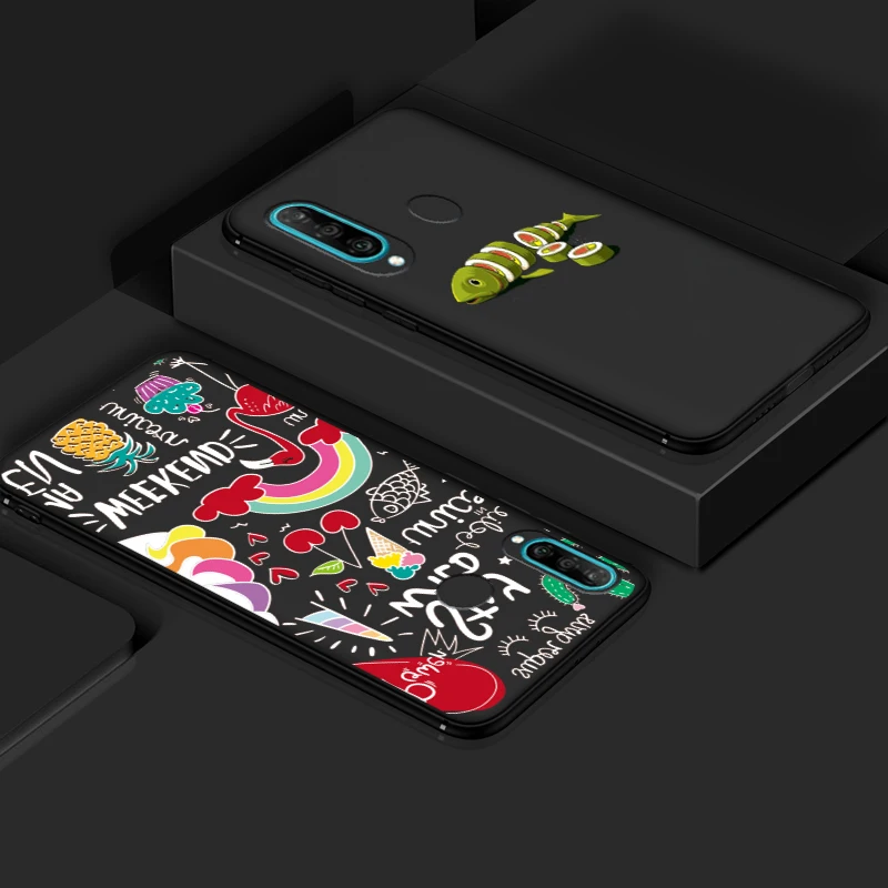 Мягкий силиконовый чехол с рисунком для huawei Y6 Y7 Pro 2019 mate 10 Lite P8 P9 P10 P20 P30 Honor Play 7A 8X9