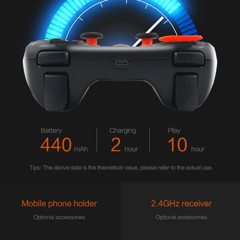  DATA FROG Game Controller For IOS Wireless Bluetooth Gamepad Support Official App For PUBG Android 