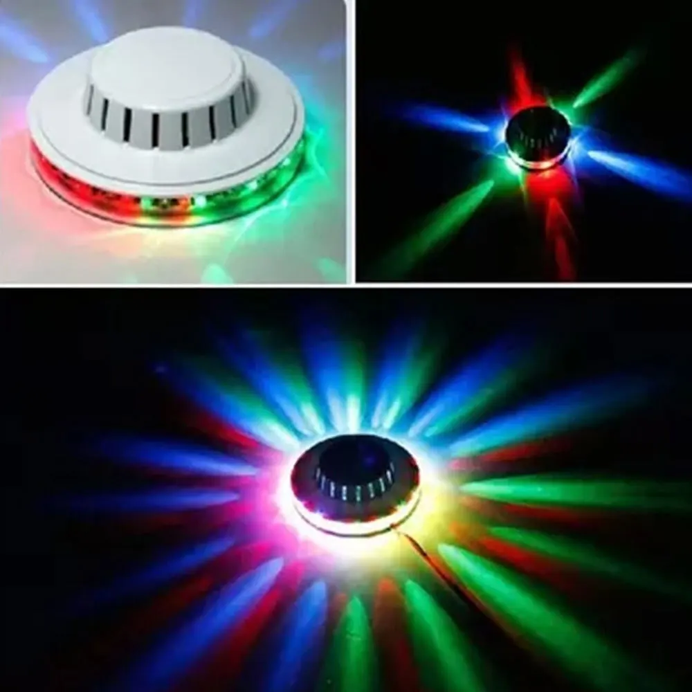 100 240 в бар DJ звуковой фон настенный светильник s мини LED RGB Подсолнух лазерный