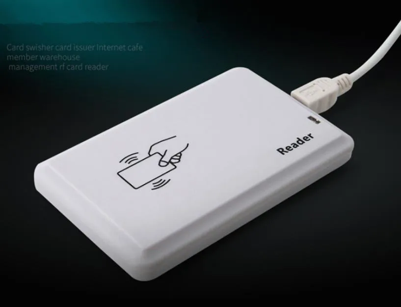 Горячая взрывной RFID считыватель ID карты контроля доступа карта Машина член USB привод- кардридер QH