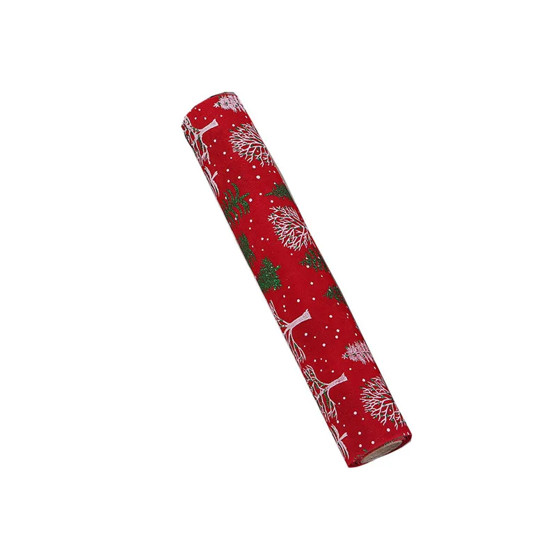 D Xmas table runner Рождественская настольная дорожка рождественские украшения для дома вышитые настольные дорожки Настольный Флаг декор для дома 40S25 - Цвет: D Xmas table runner