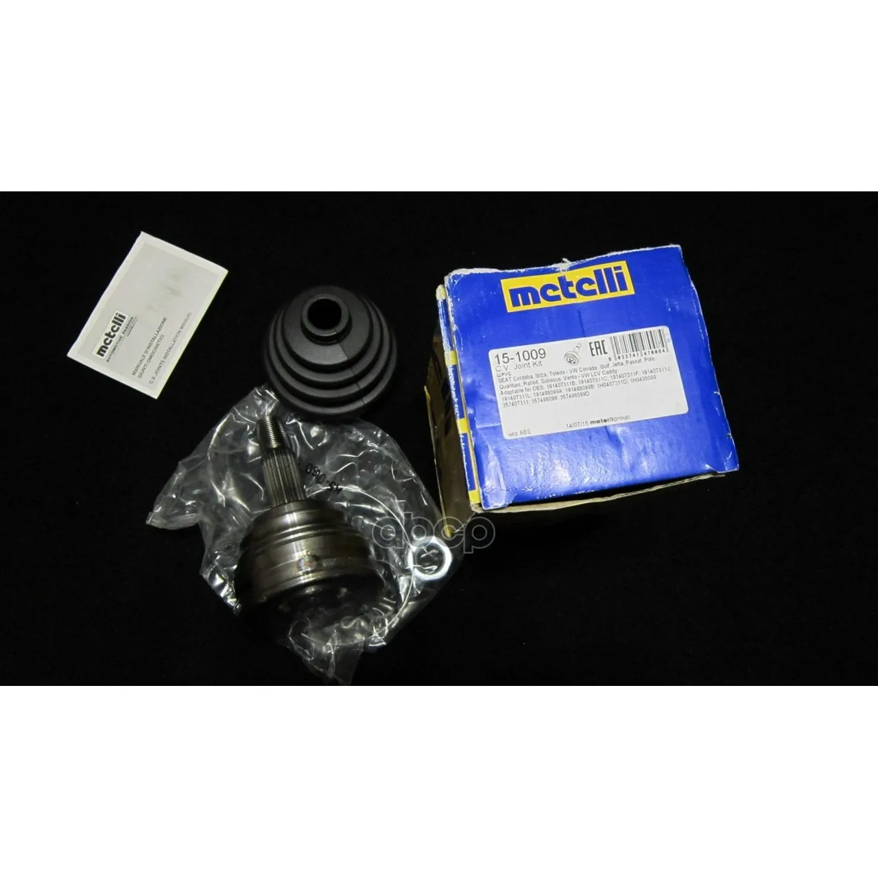 Шрус Наруж.Ком-Кт Metelli 151009 Metelli арт. 151009