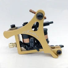 Профессиональная 10 катушек, Перманентная тату машина для шейдеров и лайнеров, стальная ручная машинка для татуировки, пистолет для тату-принадлежностей