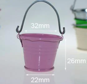 1pcs bucket Милый 1/12 кукольный домик миниатюрная стиральная машина вешалка для полотенец рулон бумаги мебель для спальни украшения Аксессуары - Цвет: 1pcs bucket