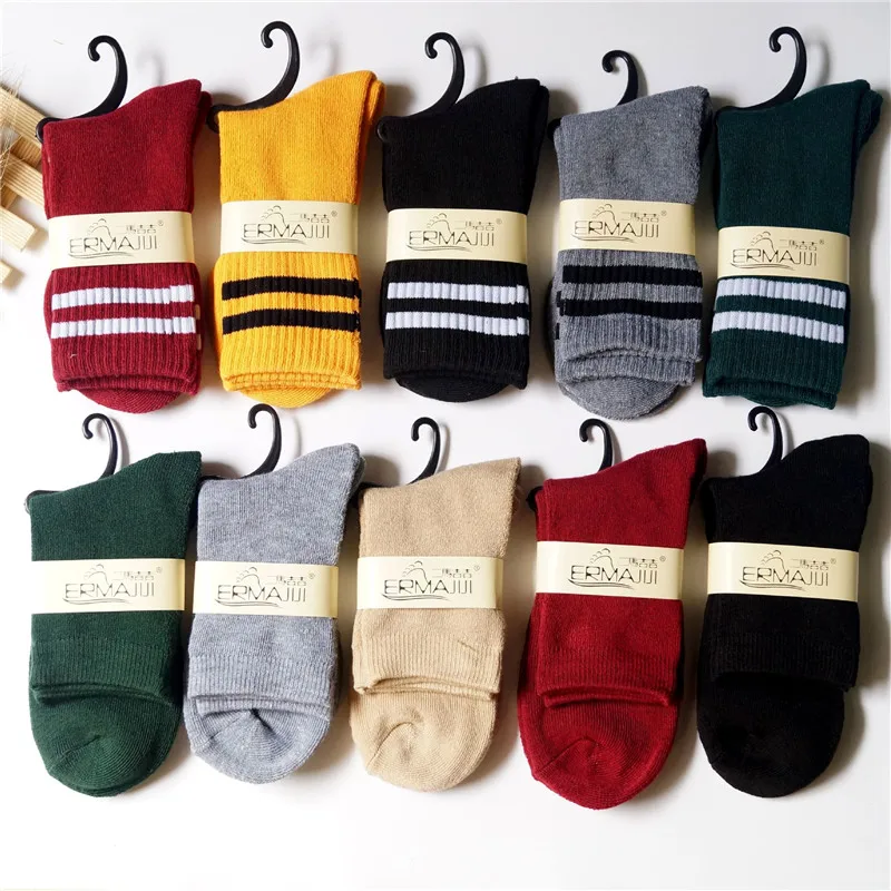 10 пар/лот, Осень-зима, мягкие толстые носки, носки женские махровые, в полоску, с рисунком, толстые, вязаные, теплые, махровые носки, женские, Прямая поставка