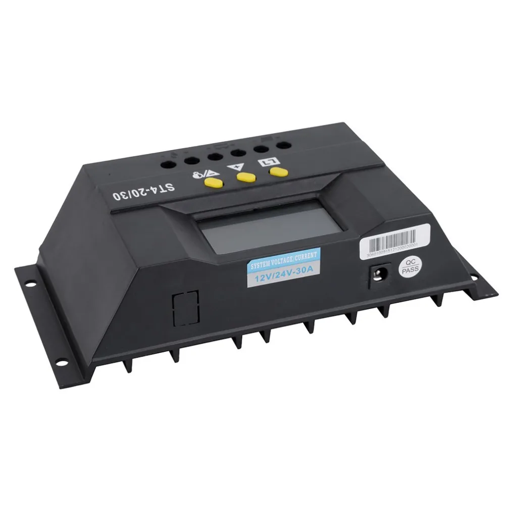 30A 12 V/24 V регулятор заряда солнечных батарей Fot панель солнечных батарей безопасная защита Прямая