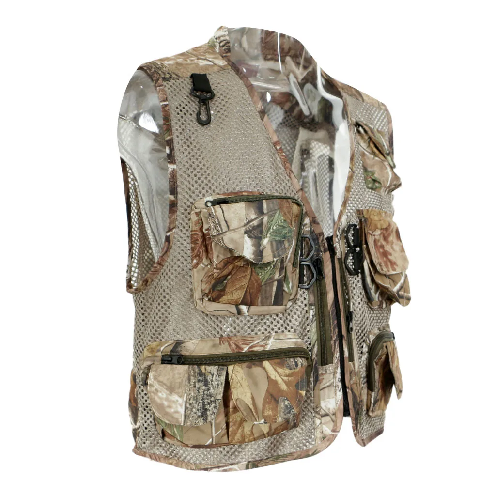 Quick Dry Fishing Vests Men Fly Fishing Vest Outdoor Breathable Hunting Hiking Fisherman Canoe Kayak Vest