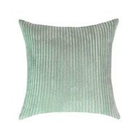 Housse de coussin en tissu velours côtelé rayé, couleur unie, 45/50/60CM, décoration de canapé-lit, taie d'oreiller classique Simple NPCJC-C 5