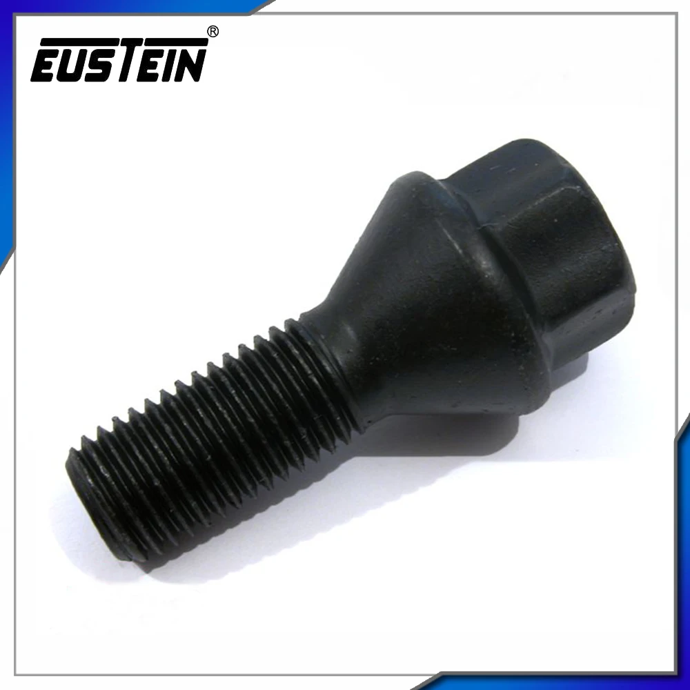 1Pcs Nero Wheel Lug Bolt Per Bmw E81 E82 E82 Edrive E87 E88 E21 E30 E36 E46 E12 E28 E34 E39 E60 E61 2002-2016 36136781150