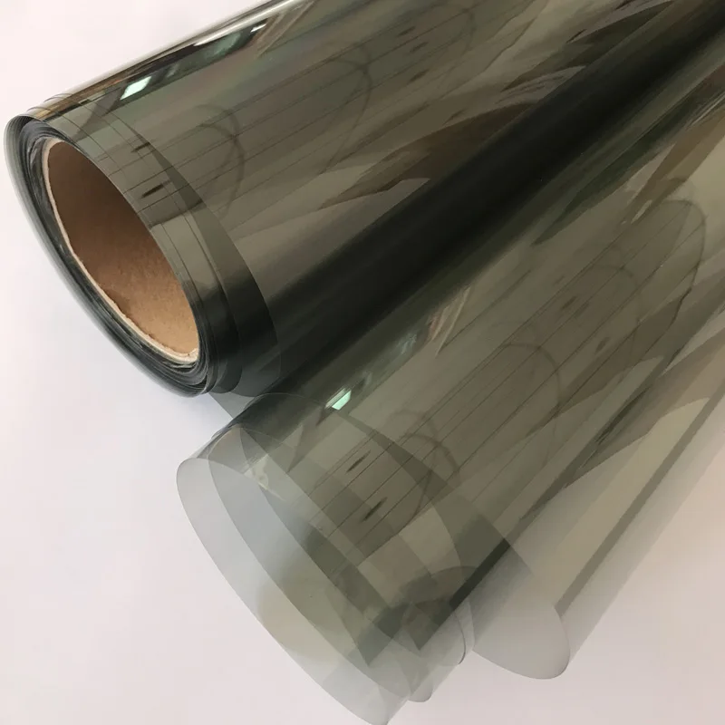 50x200/300/500CM Gray Car Window Tint Film Front Side Glass Window Film VLT 70% Car Auto House Solar Protection