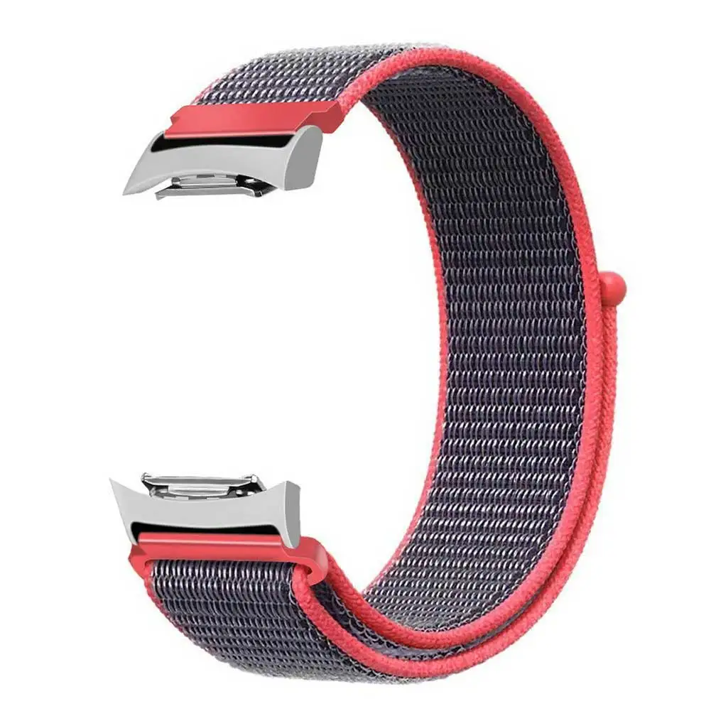 Red black Нейлоновый дышащий ремешок для часов для samsung Galaxy gear S2 R720 R730 Wirststrap сменный ремешок для samsung Galaxy gear S2 - Цвет: Red black