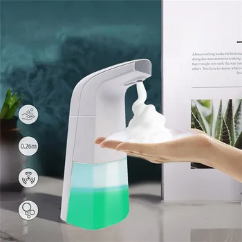 

250ml Portable Soap Dispenser Infrared Sensing Automatic For Bathroom Kitchen Balcony No Noise Low Power Consumption Hand Soaps
