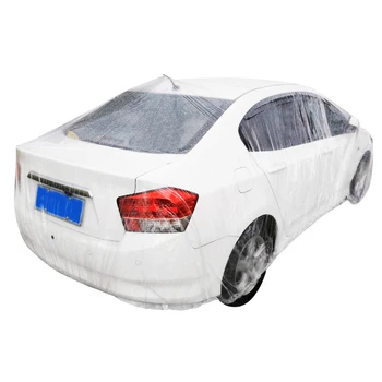 

uxcell Universal Plastic Car Cover Temporary Garage Rain Dust-proof