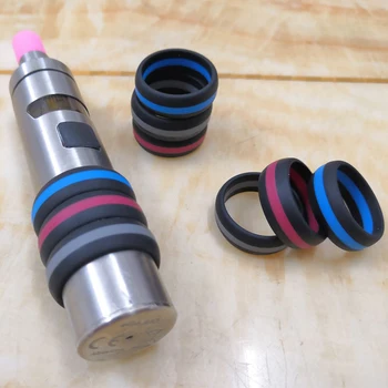 

Yunkang 1pcs/5pcs Silicone Rubber Vape Ring Decorative Band for Mechanical Mod Vaporizer Atomizer Stripy Anti-skid Ring