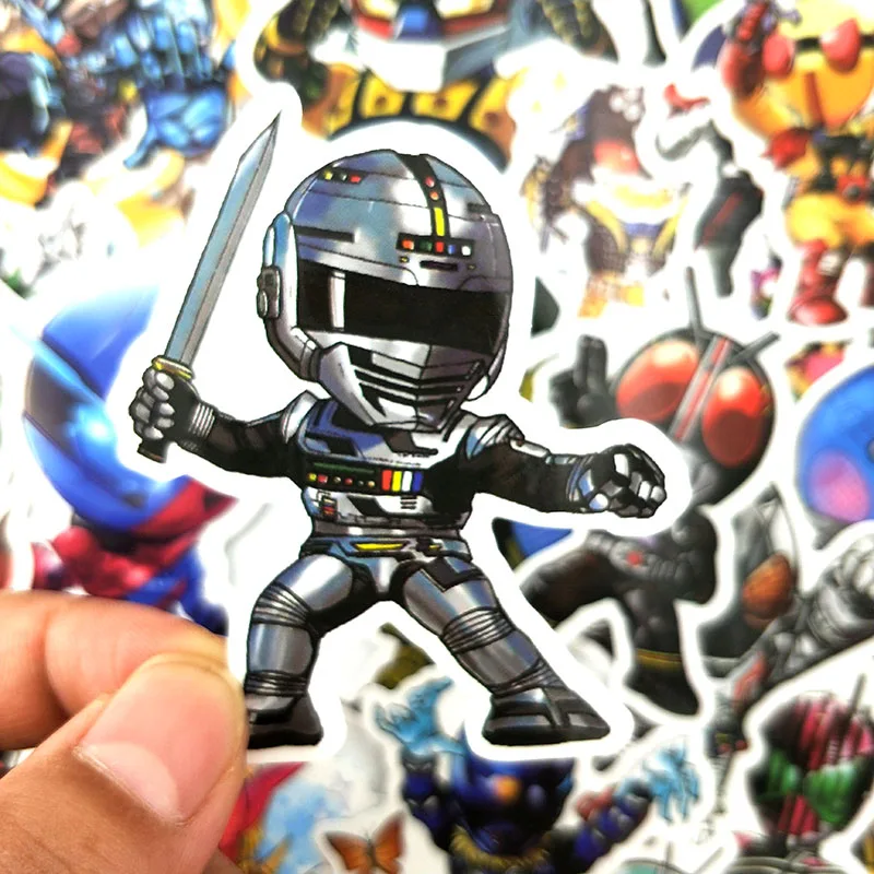 50 шт./компл. Kamen Rider аниме-наклейки для ноутбука багаж скейтборд мотоцикл фильм сувенир гитара автомобиль игрушки для детей наклейки