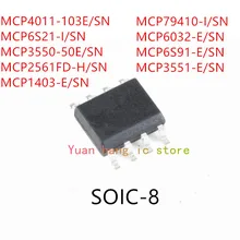 10 Uds MCP4011-103E/SN MCP6S21-I/SN MCP3550-50E/SN MCP2561FD-H/SN MCP1403-E/SN MCP79410-I/SN MCP6032-E/SN MCP6S91-E/SN MCP3551