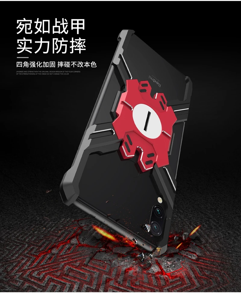 Металлический корпус мобильного телефона герой Marvel чехол для Xiaomi Redmi note7 металлический свободное закаленное стекло задняя крышка Coque Fundas