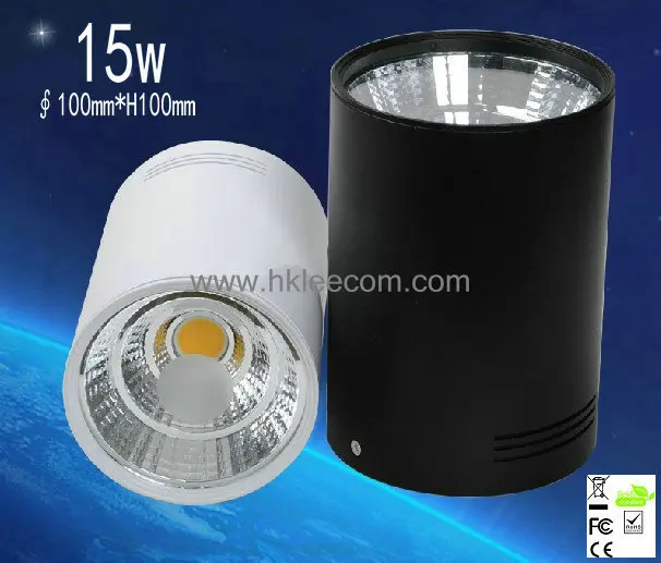 Настоящее Новое поступление поверхностный вниз светильник Cree Led для круглых 4 шт./лот вниз светильник 15 Вт Cob утопленный потолочный светильник для дома