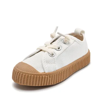 

Children Canvas Shoes Soft Adorable Elastic One Pedal Baby Soft Sole Of Shoes Children Cloth Casual Kids Shoeses
