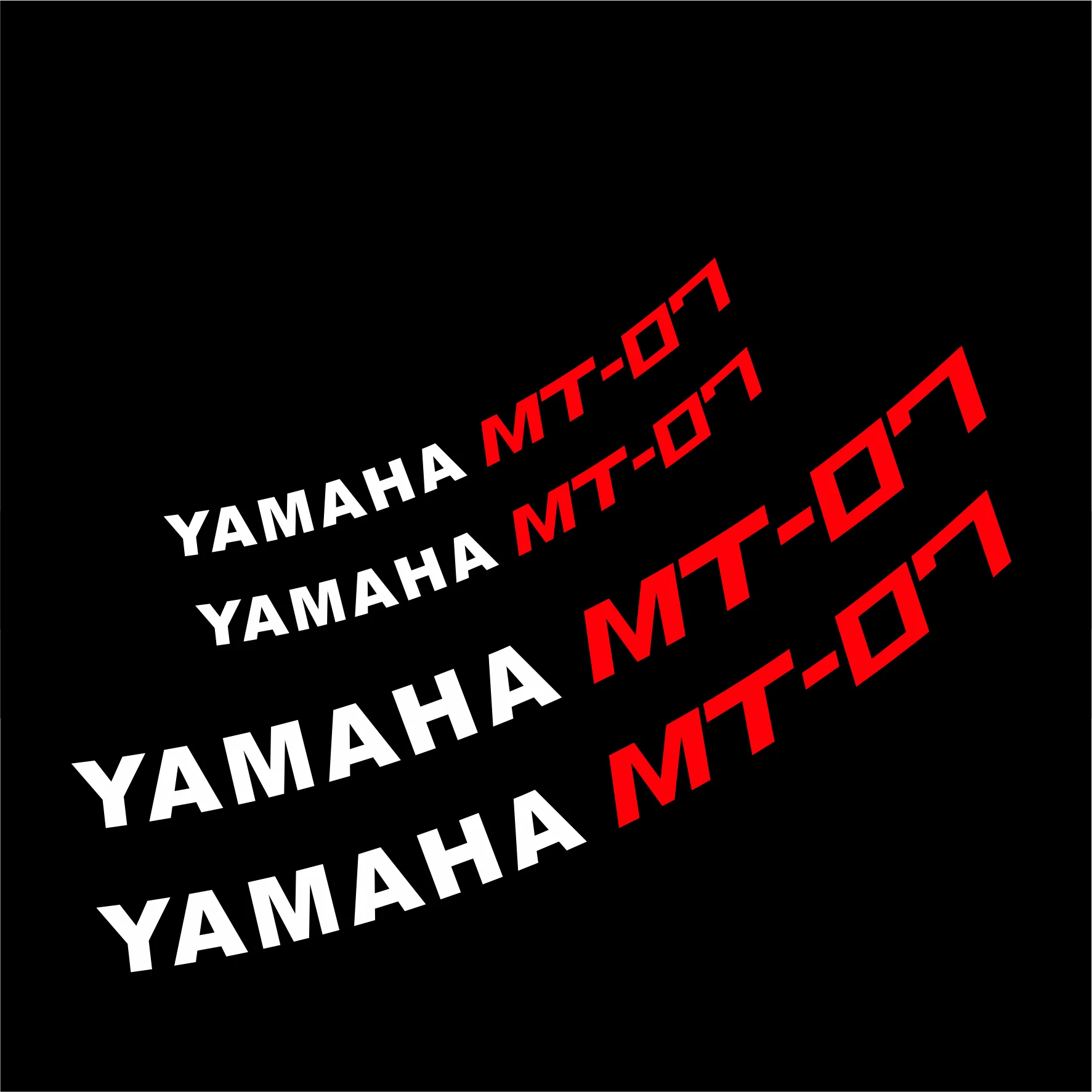 Подходит для Yamaha mt03 mt07 mt09 mt10 мотоцикл переоборудование водонепроницаемый светоотражающий 17 дюймов наклейка на ступицу колеса персональная наклейка - Цвет: 07Red